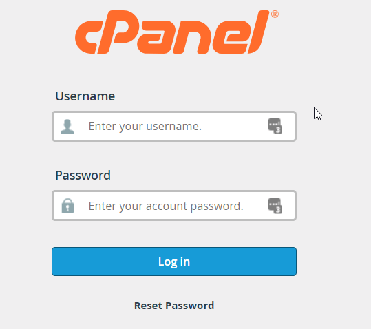 screenshot on How to Log into WordPress cPanel